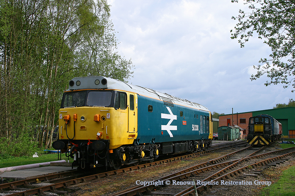 50030 at Rowsley on 8th May 2010